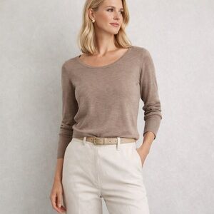 Weekend Max Mara Silk Wool Knit | 3/4 Sleeve | Size M